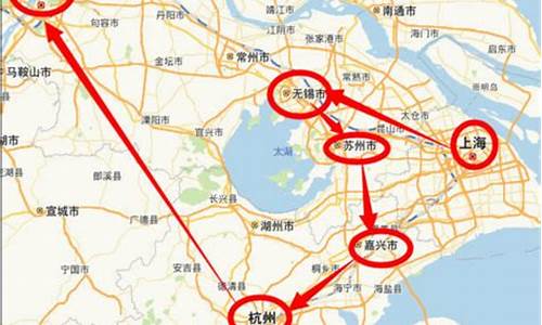 华东旅游路线_华东旅游路线图