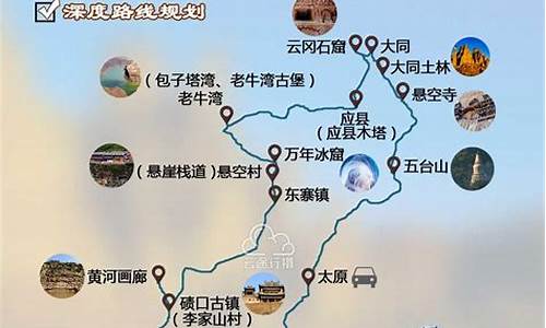 西安至山西自驾游路线_西安至山西自驾游路线图